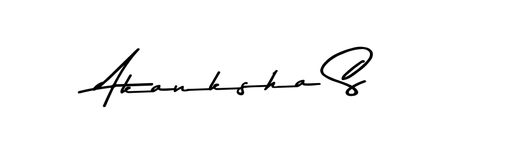 Use a signature maker to create a handwritten signature online. With this signature software, you can design (Asem Kandis PERSONAL USE) your own signature for name Akanksha S. Akanksha S signature style 9 images and pictures png