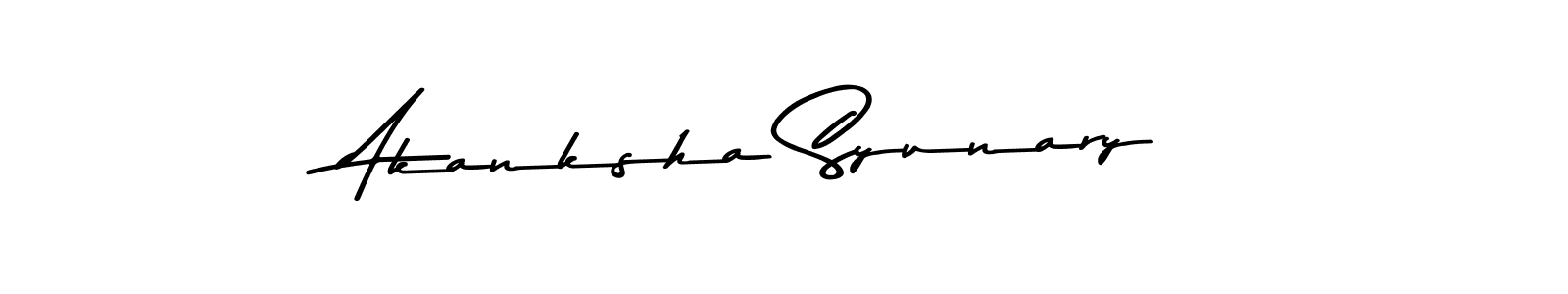 How to make Akanksha Syunary signature? Asem Kandis PERSONAL USE is a professional autograph style. Create handwritten signature for Akanksha Syunary name. Akanksha Syunary signature style 9 images and pictures png