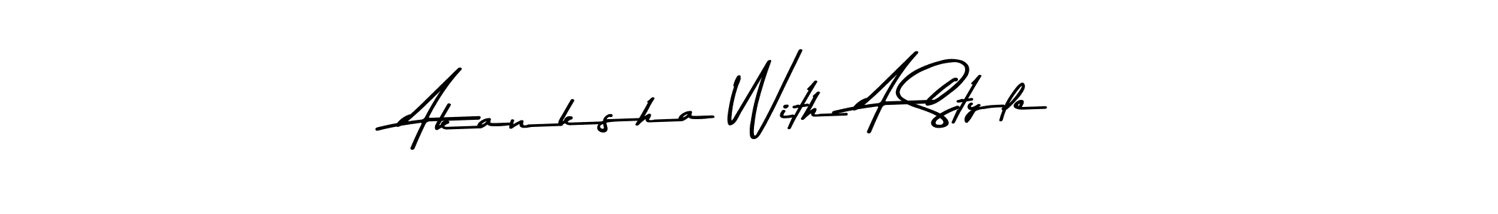 Here are the top 10 professional signature styles for the name Akanksha With A Style. These are the best autograph styles you can use for your name. Akanksha With A Style signature style 9 images and pictures png