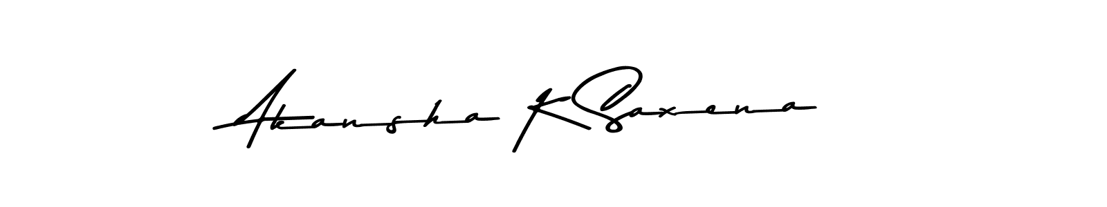This is the best signature style for the Akansha K Saxena name. Also you like these signature font (Asem Kandis PERSONAL USE). Mix name signature. Akansha K Saxena signature style 9 images and pictures png