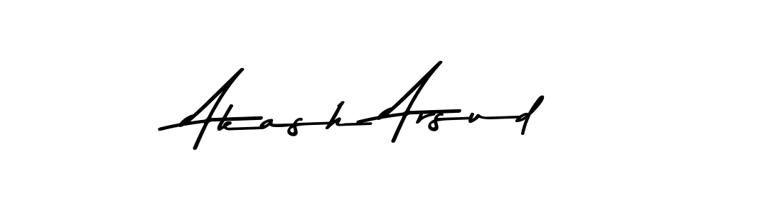 Design your own signature with our free online signature maker. With this signature software, you can create a handwritten (Asem Kandis PERSONAL USE) signature for name Akash Arsud. Akash Arsud signature style 9 images and pictures png