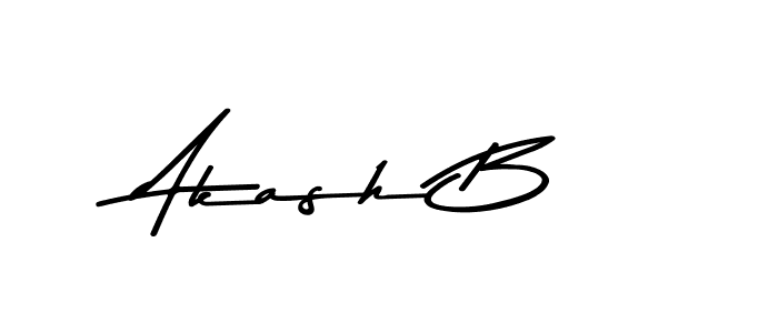 The best way (Asem Kandis PERSONAL USE) to make a short signature is to pick only two or three words in your name. The name Akash B include a total of six letters. For converting this name. Akash B signature style 9 images and pictures png