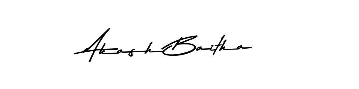 This is the best signature style for the Akash Baitha name. Also you like these signature font (Asem Kandis PERSONAL USE). Mix name signature. Akash Baitha signature style 9 images and pictures png