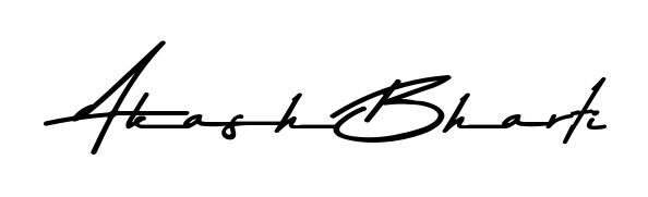 How to make Akash Bharti name signature. Use Asem Kandis PERSONAL USE style for creating short signs online. This is the latest handwritten sign. Akash Bharti signature style 9 images and pictures png