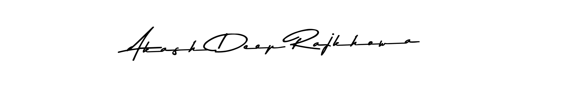 Akash Deep Rajkhowa stylish signature style. Best Handwritten Sign (Asem Kandis PERSONAL USE) for my name. Handwritten Signature Collection Ideas for my name Akash Deep Rajkhowa. Akash Deep Rajkhowa signature style 9 images and pictures png