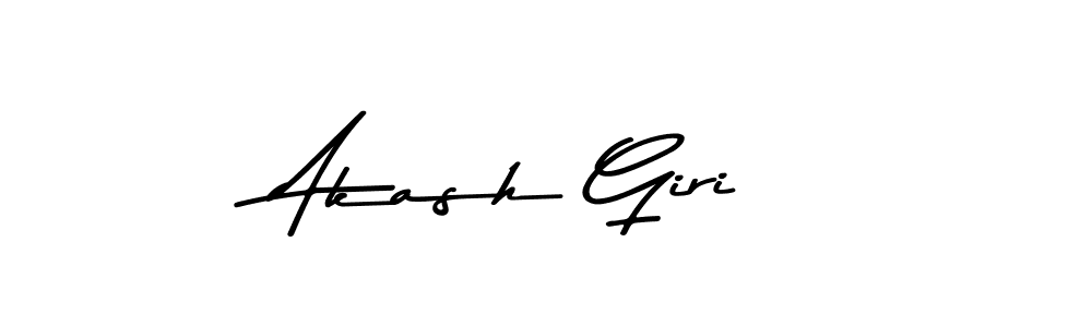 Create a beautiful signature design for name Akash Giri. With this signature (Asem Kandis PERSONAL USE) fonts, you can make a handwritten signature for free. Akash Giri signature style 9 images and pictures png