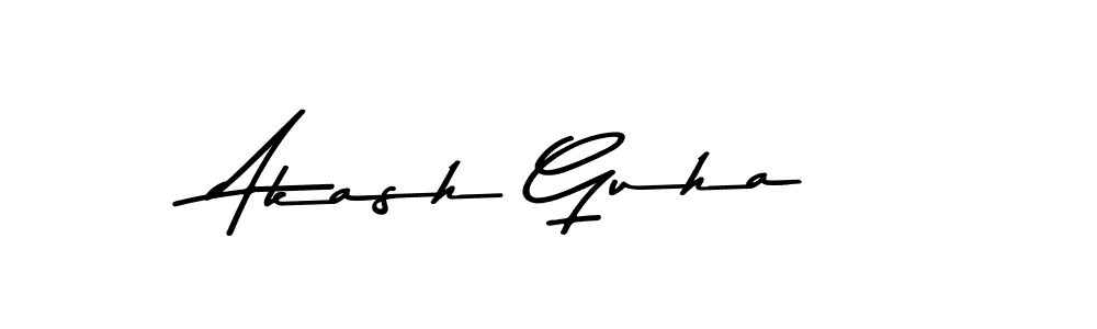 Asem Kandis PERSONAL USE is a professional signature style that is perfect for those who want to add a touch of class to their signature. It is also a great choice for those who want to make their signature more unique. Get Akash Guha name to fancy signature for free. Akash Guha signature style 9 images and pictures png