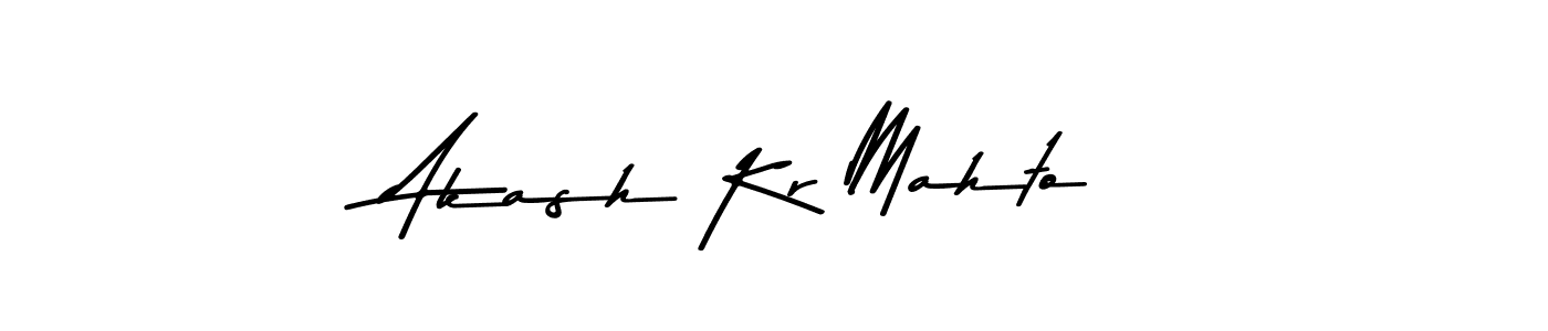 Also You can easily find your signature by using the search form. We will create Akash Kr Mahto name handwritten signature images for you free of cost using Asem Kandis PERSONAL USE sign style. Akash Kr Mahto signature style 9 images and pictures png