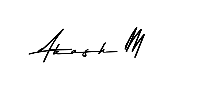 Also we have Akash M name is the best signature style. Create professional handwritten signature collection using Asem Kandis PERSONAL USE autograph style. Akash M signature style 9 images and pictures png