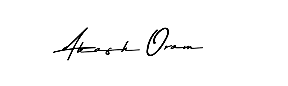 Create a beautiful signature design for name Akash Oram. With this signature (Asem Kandis PERSONAL USE) fonts, you can make a handwritten signature for free. Akash Oram signature style 9 images and pictures png