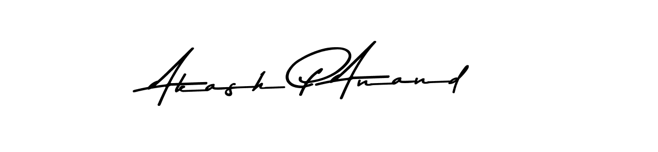 Also You can easily find your signature by using the search form. We will create Akash P Anand name handwritten signature images for you free of cost using Asem Kandis PERSONAL USE sign style. Akash P Anand signature style 9 images and pictures png