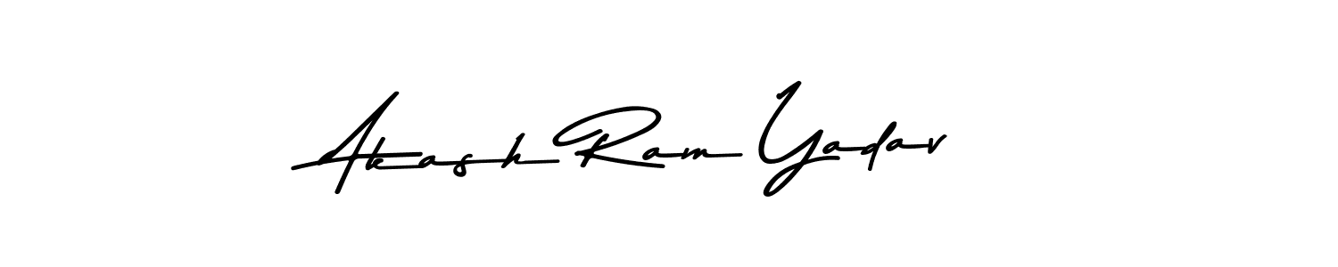 Make a beautiful signature design for name Akash Ram Yadav. With this signature (Asem Kandis PERSONAL USE) style, you can create a handwritten signature for free. Akash Ram Yadav signature style 9 images and pictures png