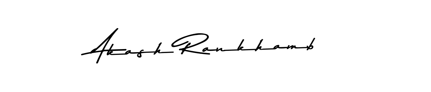 How to make Akash Rankhamb signature? Asem Kandis PERSONAL USE is a professional autograph style. Create handwritten signature for Akash Rankhamb name. Akash Rankhamb signature style 9 images and pictures png