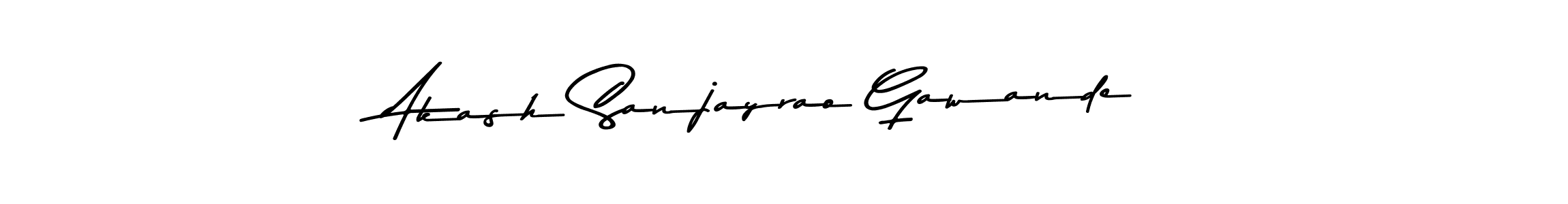 Make a beautiful signature design for name Akash Sanjayrao Gawande. Use this online signature maker to create a handwritten signature for free. Akash Sanjayrao Gawande signature style 9 images and pictures png