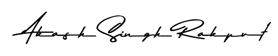 Transform the name Akash Singh Rakput into a signature masterpiece using Asem Kandis PERSONAL USE font. Ideal for photographers, artists, and creators looking for watermarks. Akash Singh Rakput signature style 9 images and pictures png