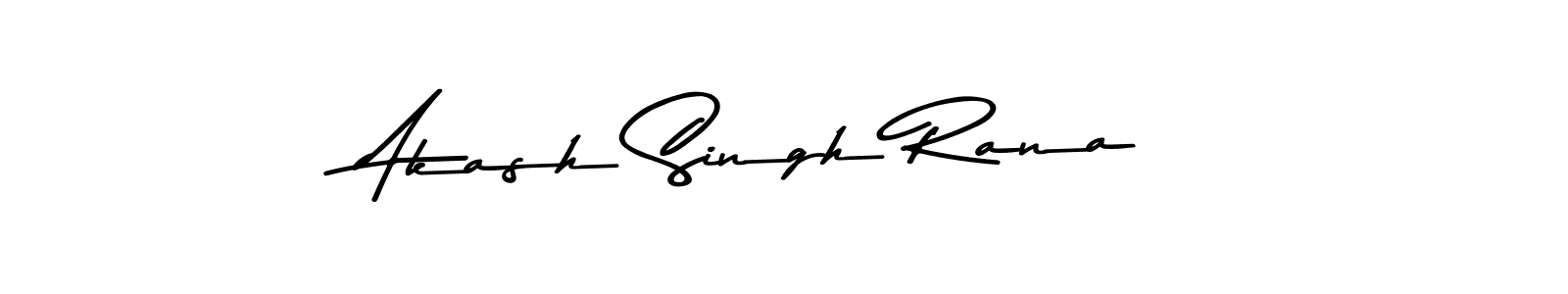 Create a beautiful signature design for name Akash Singh Rana. With this signature (Asem Kandis PERSONAL USE) fonts, you can make a handwritten signature for free. Akash Singh Rana signature style 9 images and pictures png