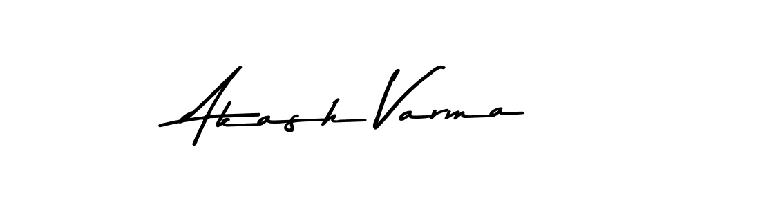 This is the best signature style for the Akash Varma name. Also you like these signature font (Asem Kandis PERSONAL USE). Mix name signature. Akash Varma signature style 9 images and pictures png