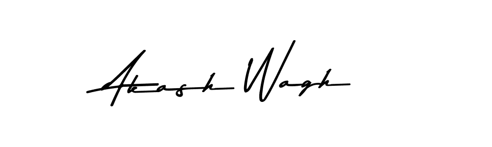 Make a beautiful signature design for name Akash Wagh. With this signature (Asem Kandis PERSONAL USE) style, you can create a handwritten signature for free. Akash Wagh signature style 9 images and pictures png