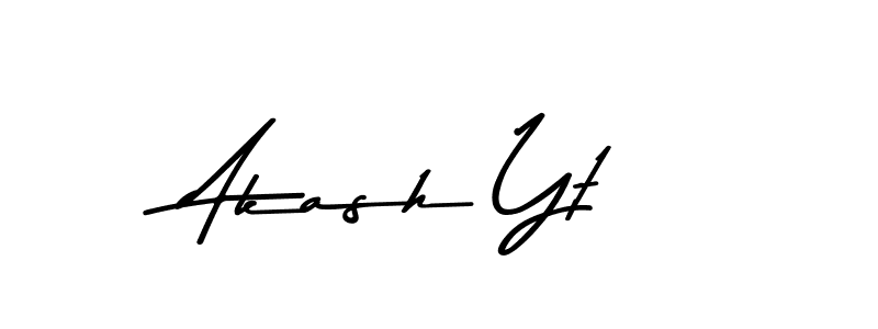 The best way (Asem Kandis PERSONAL USE) to make a short signature is to pick only two or three words in your name. The name Akash Yt include a total of six letters. For converting this name. Akash Yt signature style 9 images and pictures png