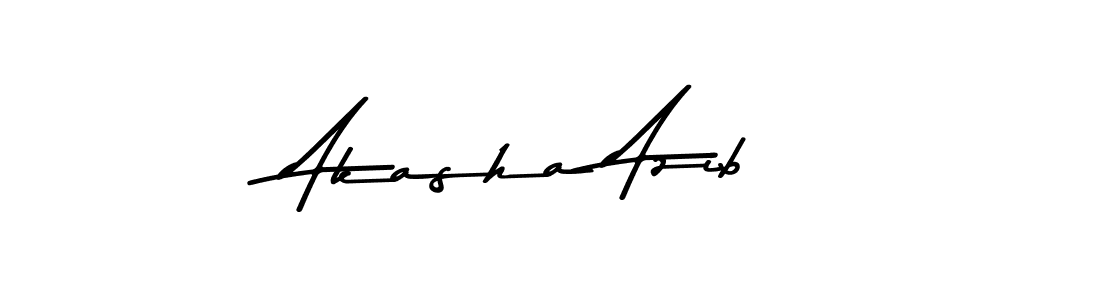 Also we have Akasha Azib name is the best signature style. Create professional handwritten signature collection using Asem Kandis PERSONAL USE autograph style. Akasha Azib signature style 9 images and pictures png