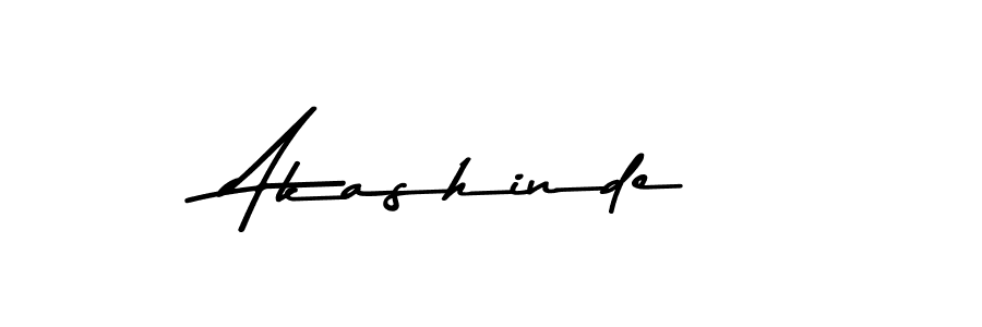 Design your own signature with our free online signature maker. With this signature software, you can create a handwritten (Asem Kandis PERSONAL USE) signature for name Akashinde. Akashinde signature style 9 images and pictures png