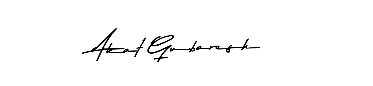 How to make Akat Gubaresh signature? Asem Kandis PERSONAL USE is a professional autograph style. Create handwritten signature for Akat Gubaresh name. Akat Gubaresh signature style 9 images and pictures png
