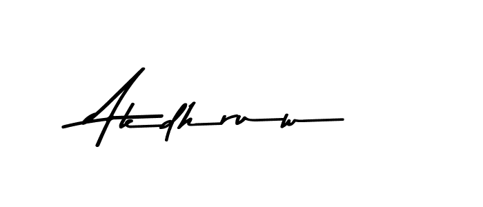 It looks lik you need a new signature style for name Akdhruw. Design unique handwritten (Asem Kandis PERSONAL USE) signature with our free signature maker in just a few clicks. Akdhruw signature style 9 images and pictures png