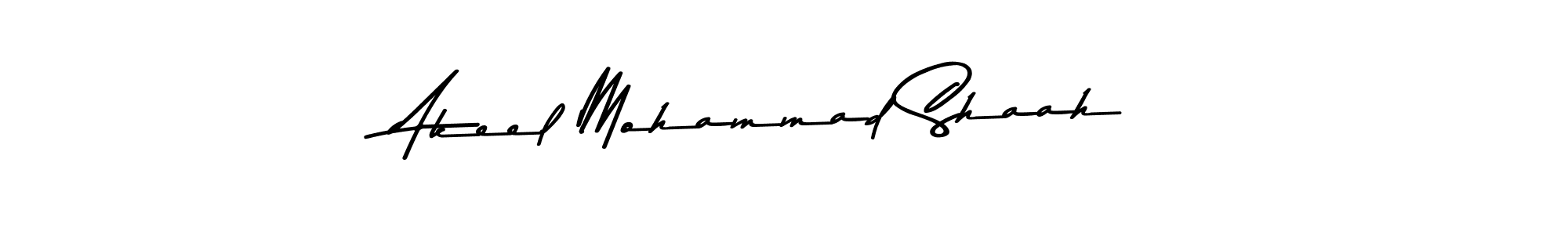 Also we have Akeel Mohammad Shaah name is the best signature style. Create professional handwritten signature collection using Asem Kandis PERSONAL USE autograph style. Akeel Mohammad Shaah signature style 9 images and pictures png