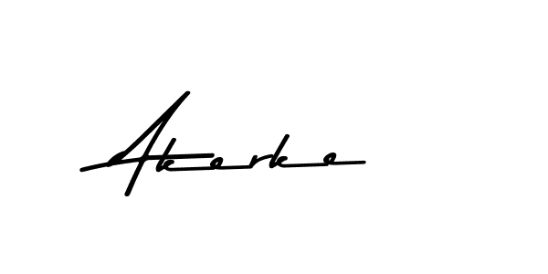 You should practise on your own different ways (Asem Kandis PERSONAL USE) to write your name (Akerke) in signature. don't let someone else do it for you. Akerke signature style 9 images and pictures png