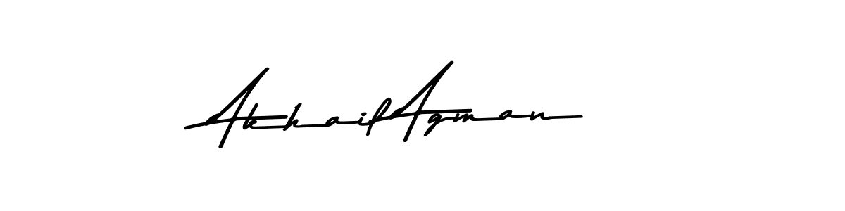 The best way (Asem Kandis PERSONAL USE) to make a short signature is to pick only two or three words in your name. The name Akhail Agman include a total of six letters. For converting this name. Akhail Agman signature style 9 images and pictures png