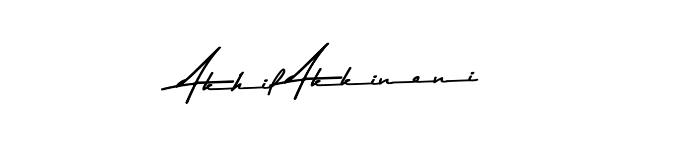 How to make Akhil Akkineni signature? Asem Kandis PERSONAL USE is a professional autograph style. Create handwritten signature for Akhil Akkineni name. Akhil Akkineni signature style 9 images and pictures png