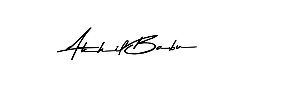 How to make Akhil Babu signature? Asem Kandis PERSONAL USE is a professional autograph style. Create handwritten signature for Akhil Babu name. Akhil Babu signature style 9 images and pictures png