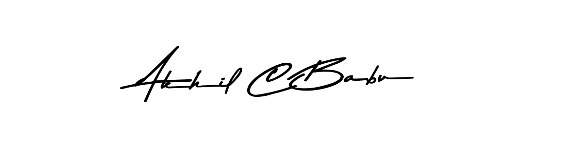 Also we have Akhil C Babu name is the best signature style. Create professional handwritten signature collection using Asem Kandis PERSONAL USE autograph style. Akhil C Babu signature style 9 images and pictures png