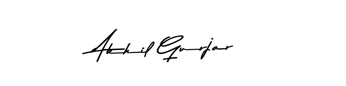 Akhil Gurjar stylish signature style. Best Handwritten Sign (Asem Kandis PERSONAL USE) for my name. Handwritten Signature Collection Ideas for my name Akhil Gurjar. Akhil Gurjar signature style 9 images and pictures png