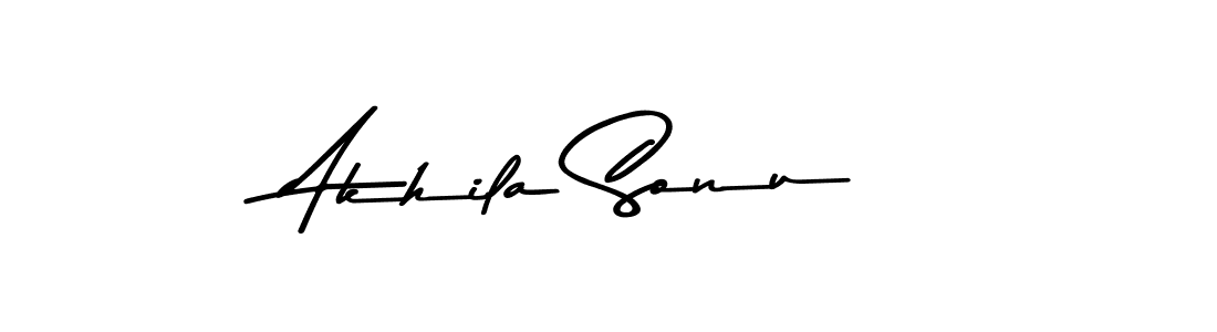 Also You can easily find your signature by using the search form. We will create Akhila Sonu name handwritten signature images for you free of cost using Asem Kandis PERSONAL USE sign style. Akhila Sonu signature style 9 images and pictures png