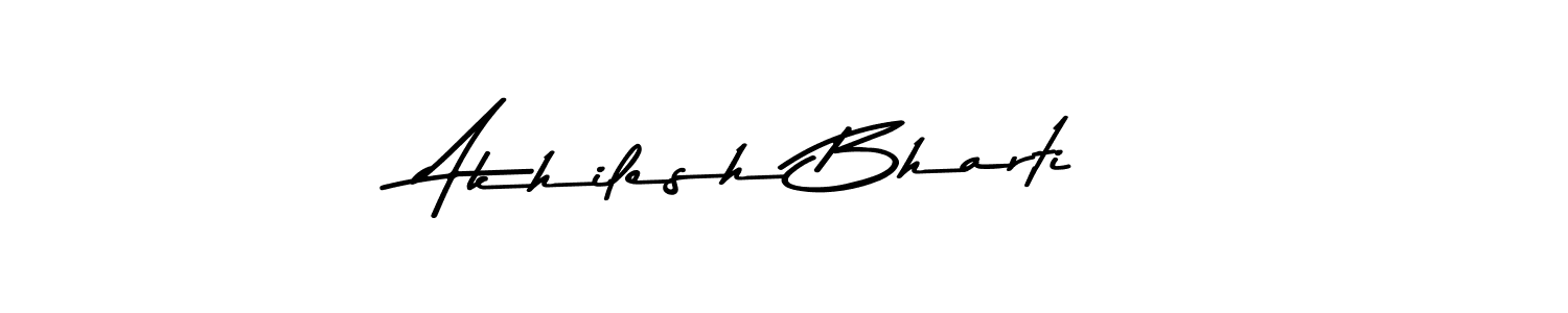 Here are the top 10 professional signature styles for the name Akhilesh Bharti. These are the best autograph styles you can use for your name. Akhilesh Bharti signature style 9 images and pictures png