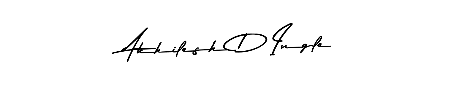 Akhilesh D Ingle stylish signature style. Best Handwritten Sign (Asem Kandis PERSONAL USE) for my name. Handwritten Signature Collection Ideas for my name Akhilesh D Ingle. Akhilesh D Ingle signature style 9 images and pictures png