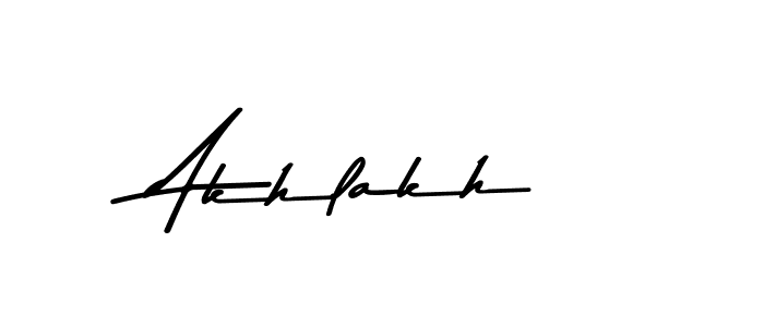 The best way (Asem Kandis PERSONAL USE) to make a short signature is to pick only two or three words in your name. The name Akhlakh include a total of six letters. For converting this name. Akhlakh signature style 9 images and pictures png