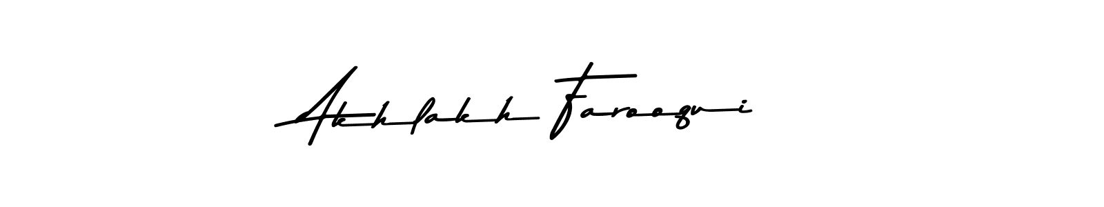 Akhlakh Farooqui stylish signature style. Best Handwritten Sign (Asem Kandis PERSONAL USE) for my name. Handwritten Signature Collection Ideas for my name Akhlakh Farooqui. Akhlakh Farooqui signature style 9 images and pictures png