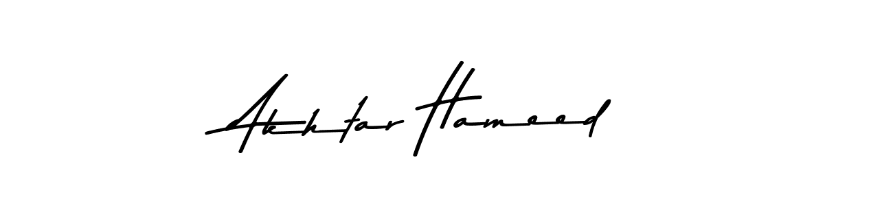 Akhtar Hameed stylish signature style. Best Handwritten Sign (Asem Kandis PERSONAL USE) for my name. Handwritten Signature Collection Ideas for my name Akhtar Hameed. Akhtar Hameed signature style 9 images and pictures png