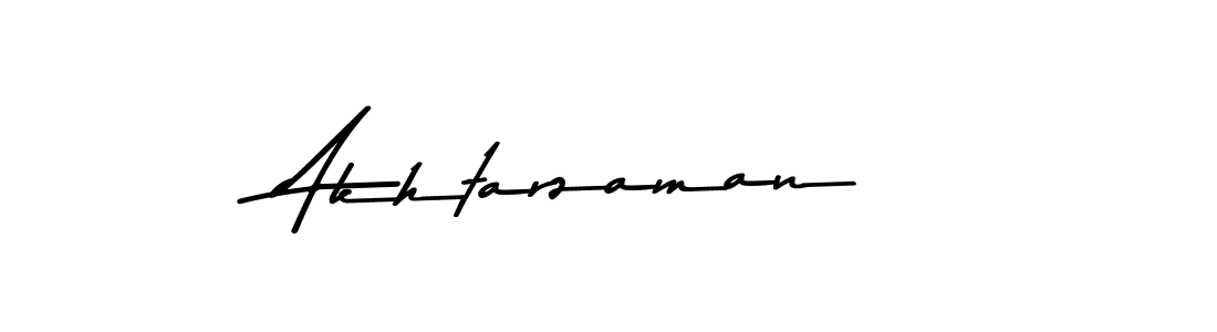 Make a beautiful signature design for name Akhtarzaman. With this signature (Asem Kandis PERSONAL USE) style, you can create a handwritten signature for free. Akhtarzaman signature style 9 images and pictures png