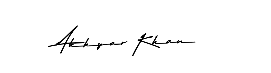Design your own signature with our free online signature maker. With this signature software, you can create a handwritten (Asem Kandis PERSONAL USE) signature for name Akhyar Khan. Akhyar Khan signature style 9 images and pictures png