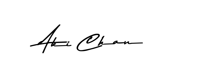 Make a beautiful signature design for name Aki Chan. Use this online signature maker to create a handwritten signature for free. Aki Chan signature style 9 images and pictures png