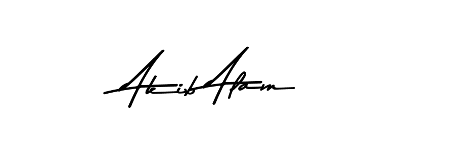 How to make Akib Alam name signature. Use Asem Kandis PERSONAL USE style for creating short signs online. This is the latest handwritten sign. Akib Alam signature style 9 images and pictures png