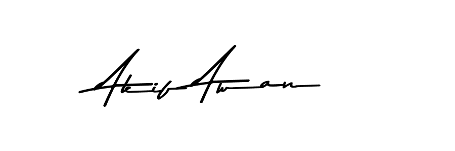 How to make Akif Awan signature? Asem Kandis PERSONAL USE is a professional autograph style. Create handwritten signature for Akif Awan name. Akif Awan signature style 9 images and pictures png