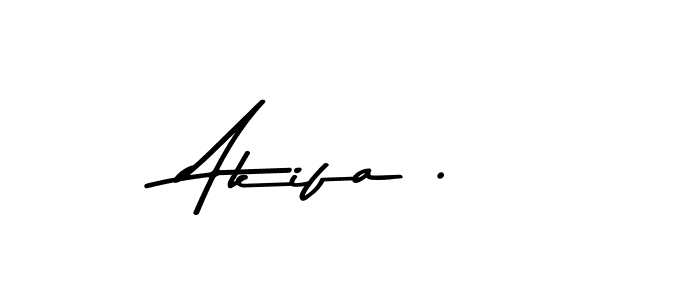 How to make Akifa . name signature. Use Asem Kandis PERSONAL USE style for creating short signs online. This is the latest handwritten sign. Akifa . signature style 9 images and pictures png