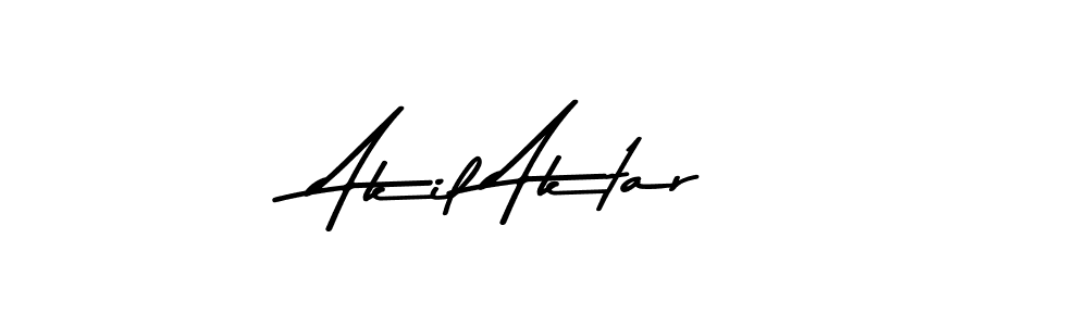 How to make Akil Aktar signature? Asem Kandis PERSONAL USE is a professional autograph style. Create handwritten signature for Akil Aktar name. Akil Aktar signature style 9 images and pictures png