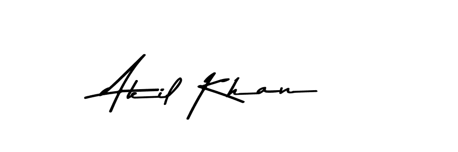 Use a signature maker to create a handwritten signature online. With this signature software, you can design (Asem Kandis PERSONAL USE) your own signature for name Akil Khan. Akil Khan signature style 9 images and pictures png