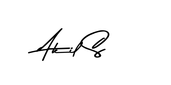 Make a beautiful signature design for name Akil S. Use this online signature maker to create a handwritten signature for free. Akil S signature style 9 images and pictures png