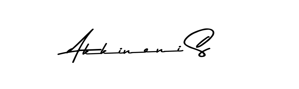 Create a beautiful signature design for name Akkineni S. With this signature (Asem Kandis PERSONAL USE) fonts, you can make a handwritten signature for free. Akkineni S signature style 9 images and pictures png